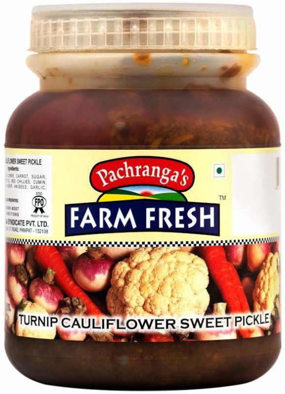 Pachranga's Farm Fresh Fresh Turnip Cauliflower Sweet Pickle - 1 kg Mixed Pickle  (1 kg)