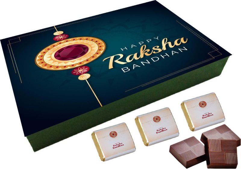 RUN TOY HAPPY RAKSHA BANDHAN(19), 12pcs Chocolate Gift Box, (12 Cavity) Truffles  (12 Units)