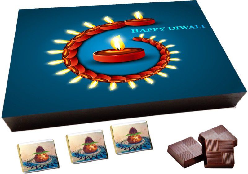 RUN TOY HAPPY DIWALI(13), Special 12pcs Chocolate Gift Box, (12 Cavity) Truffles  (12 Units)