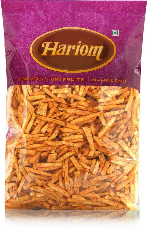 Hariom Masala Poona Salli | Spicy Snacks | Healthy & Hygenic | Fresh Snacks  (200 g)