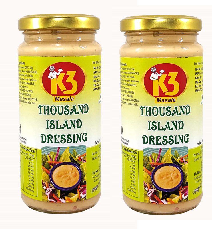 K3 Masala Thousand Island Dressing Sauce.(Pack of 2) Sauce & Dip  (2 x 250 g)