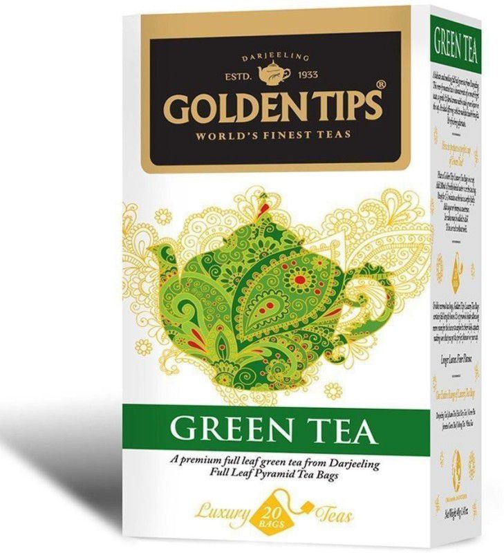 Golden Tips Pyramid Tea Bags Green Tea Box  (40 g)