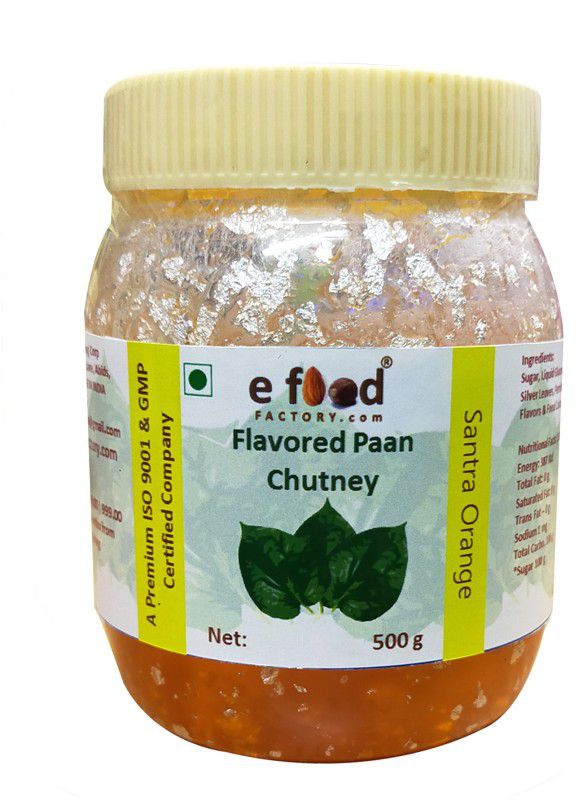 E Food Factory Santra Orange Flavored Paan Chutney 500 g In Pet Jar Chutney Paste  (500 g)