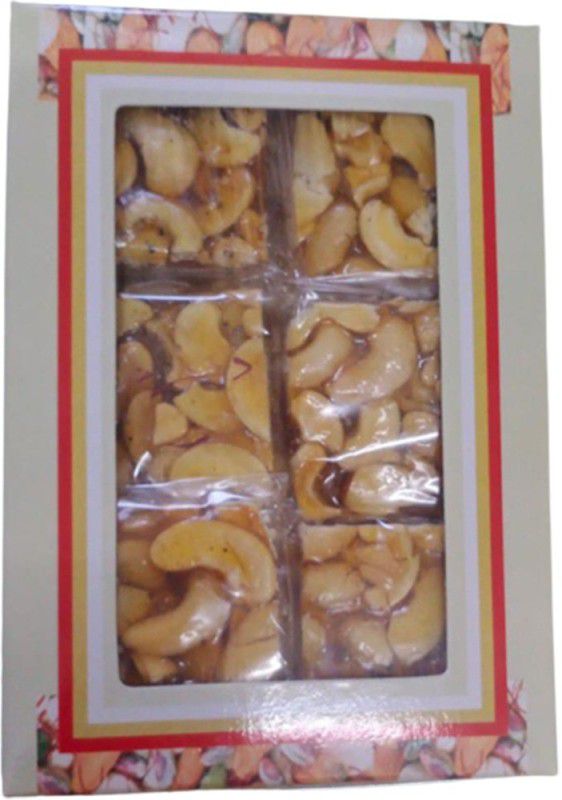 Seasons Edition Cashew Chikki | Chikki Bar | Sweets | Made with Cashews | (Pack of 1, 265g) Box  (265 g)