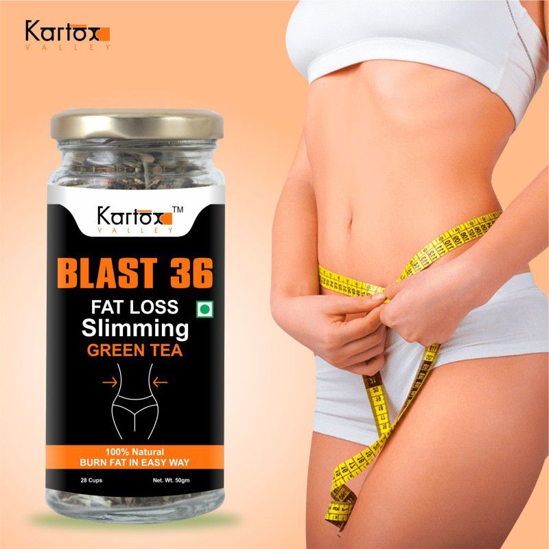Kartox Valley belly fat reduce/weight loss massage tea/fat burner tea for women/slimming tea Green Tea Glass Bottle  (50 g)