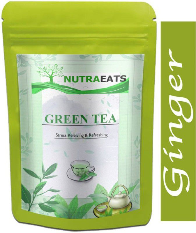 NutraEats Green Tea for Weight Loss | 100% Natural Green Loose Leaf Tea | Ginger Flavor Green Tea Pouch Pro (T417) Green Tea Pouch  (1000 g)