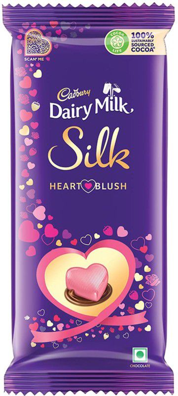 Cadbury DAIRY MILK SILK HEART BLUSH 150 GM Bars  (150 g)