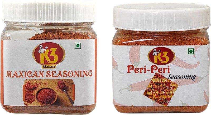 K3 Masala Peri-Peri Seasoning(100gm) and Maxican Seasoning(100gm) (Pack of 2)  (200 g)