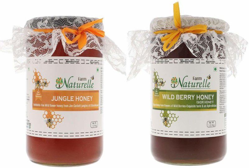 Farm Naturelle v Combo  (1kg jungle honey, 1kg berry honey)