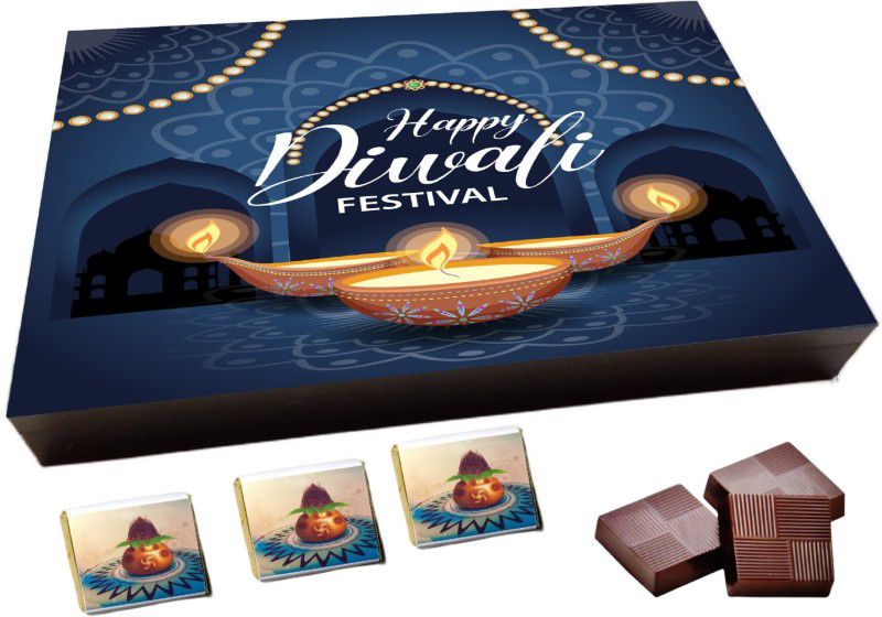 RUN TOY HAPPY DIWALI(15), Special 12pcs Chocolate Gift Box, (12 Cavity) Truffles  (12 Units)