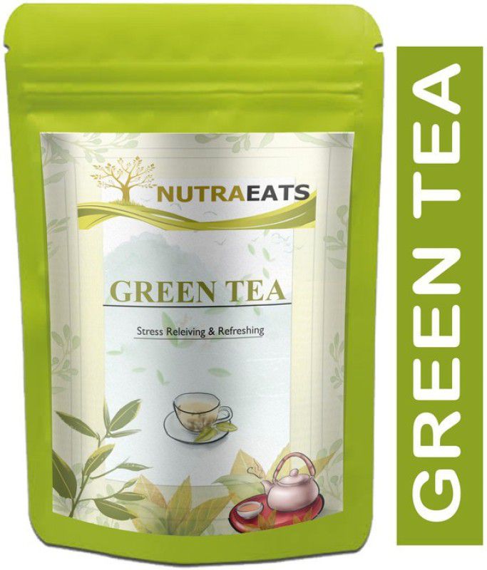 NutraEats Green Tea for Weight Loss | 100% Natural Green Loose Leaf Tea | Pure Green Tea with No Additives Unflavoured Green Tea Pouch Advanced (T163) Unflavoured Green Tea Pouch  (550 g)
