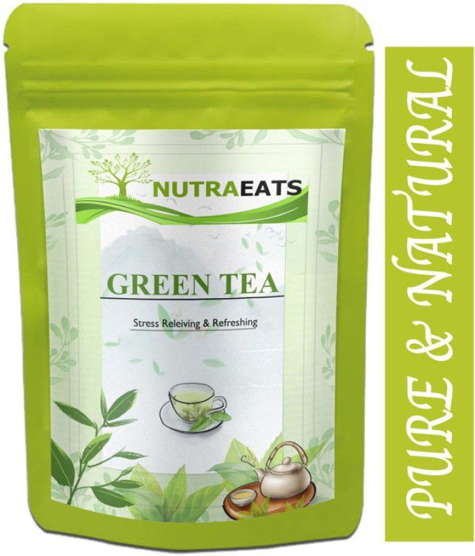 NutraEats Green Tea for Weight Loss | 100% Natural Green Loose Leaf Tea | Pure Green Tea with No Additives Unflavoured Green Tea Pouch Pro (T1112) Green Tea Pouch  (500 g)