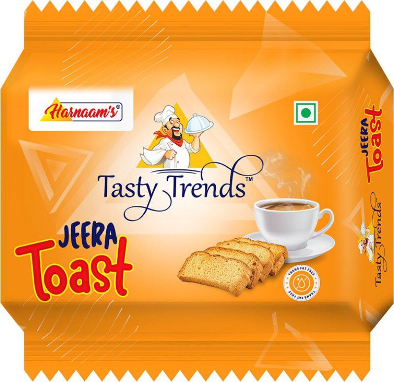 tasty trends Jeera Toast 70 gm (Pack of 20) Jeera flavored Jeera Rusk  (20 x 70 g)