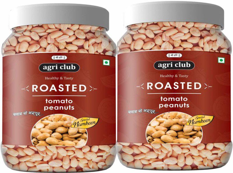 AGRI CLUB Roasted Tomato Peanuts 250g (pack of 2) 500g  (2 x 250 g)