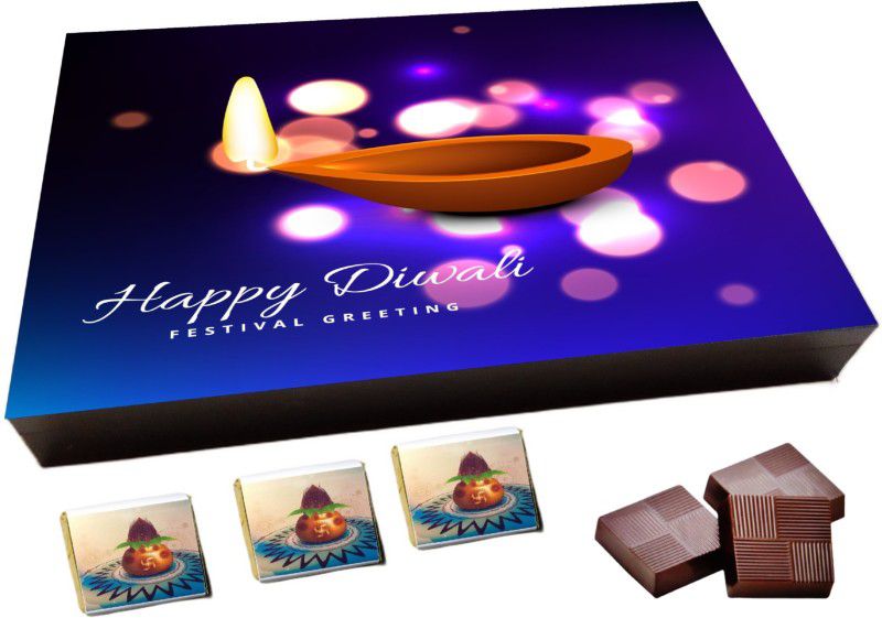 RUN TOY HAPPY DIWALI(14), Special 12pcs Chocolate Gift Box, (12 Cavity) Truffles  (12 Units)