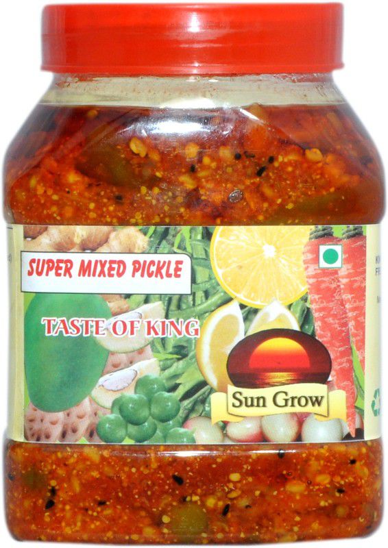 Sun Grow Organic Pachranga Super Mixed Pickle  (1 kg)