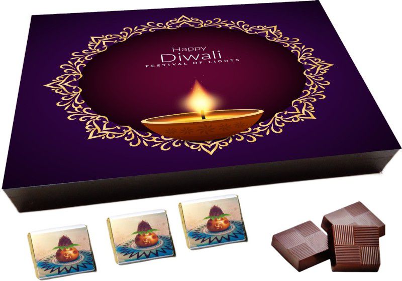 RUN TOY HAPPY DIWALI(12), Special 12pcs Chocolate Gift Box, (12 Cavity) Truffles  (12 Units)