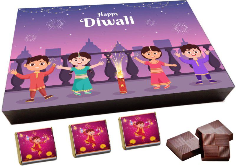 RUN TOY HAPPY DIWALI(73), Special 6pcs Chocolate Gift Box, (6 Cavity) Truffles  (6 Units)