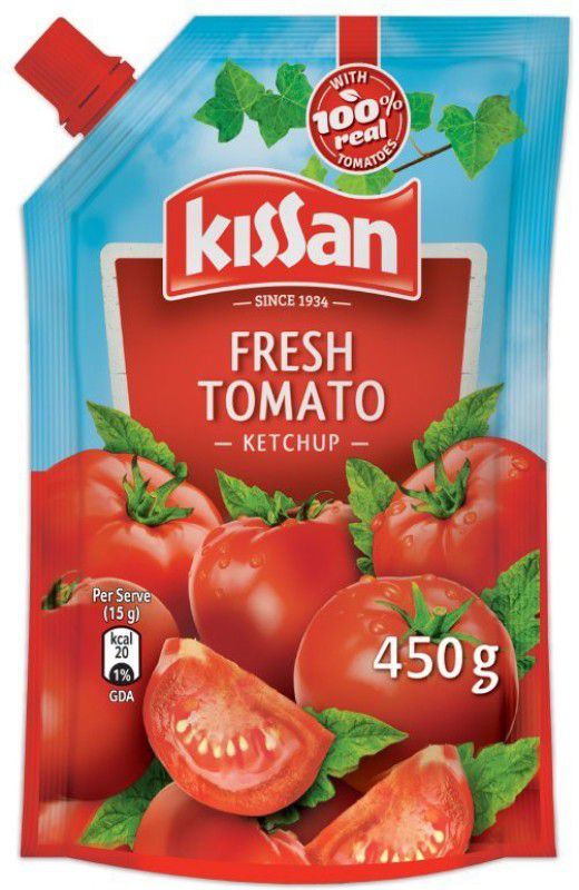 Kissan Fresh Tomato Ketchup Sauces  (2 x 225 g)