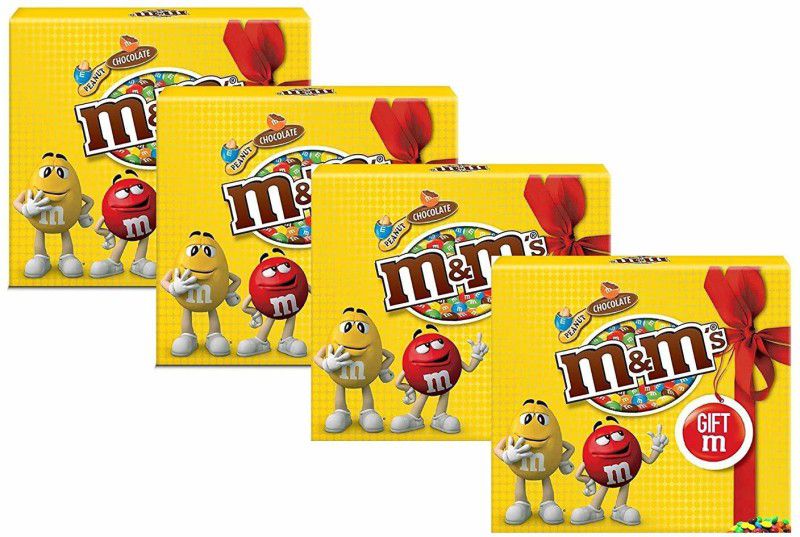 m&m's Chocolates Gift Pack, 100g (pack of 4) Bars  (4 x 100 g)