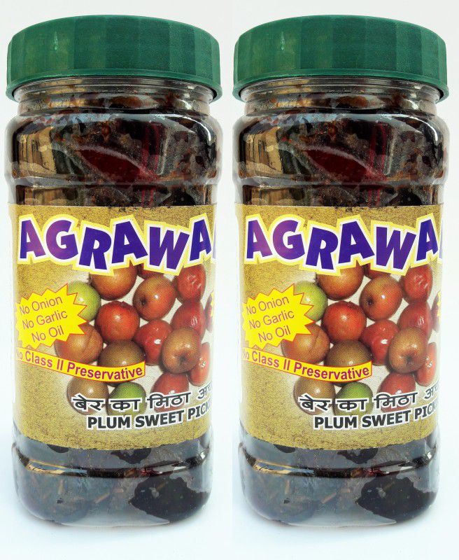 AGRAWAL'S Plum Sweet Pickle Combo Plum Pickle  (2 x 400 g)