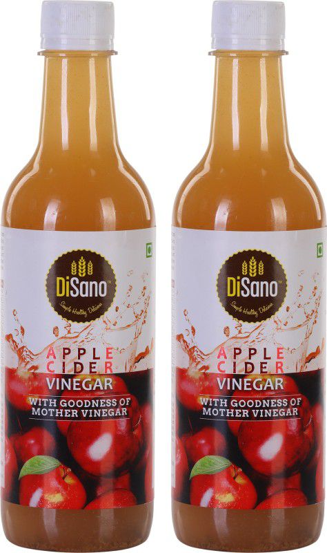 DiSano Apple Cider Vinegar With Mother Vinegar 500ml Each (Pack of 2) Vinegar  (2 x 500 ml)