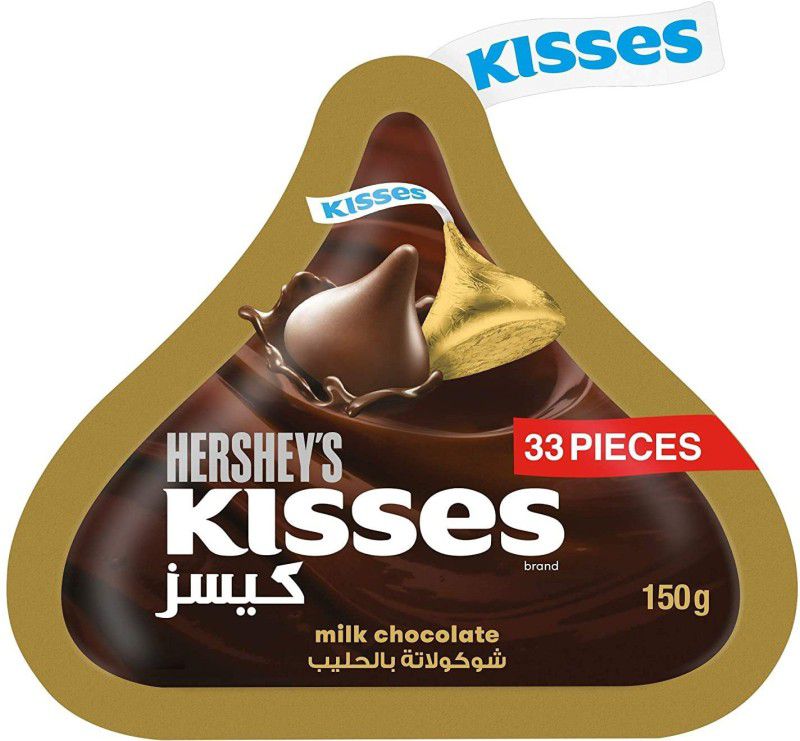 HERSHEY'S Kisses Milk Chocolate, 150 g Truffles  (150 g)