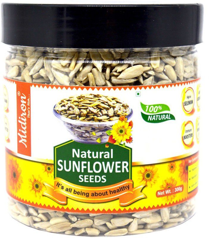 Midiron Raw Sunflower Seed for Weight Loss | Natural Sunflower Seeds Sunflower Seeds  (300 g)
