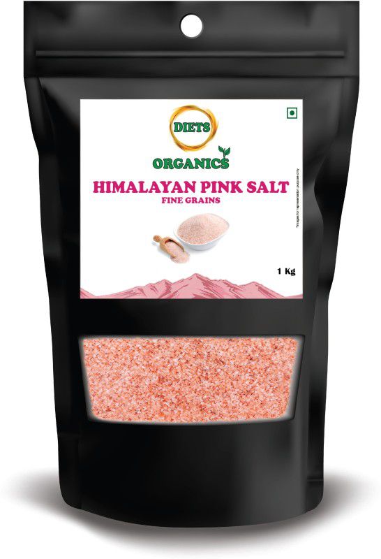 DIETS ORGANICS Himalayan Pink Salt for weight loss, Fine grains rock salt mineral salt for regular cooking -1 KG Himalayan Pink Salt  (1000 g)