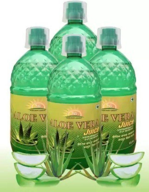 Sunchan Group Aloevera Juice Pure Oraganic Herbal 1000 X 4 ML  (4000 ml)