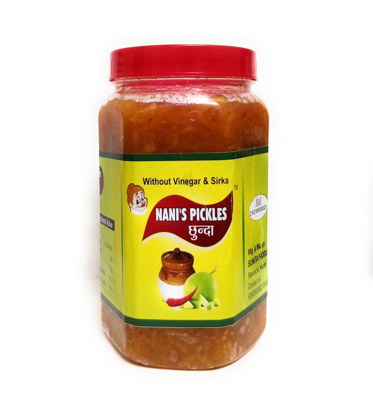 NANI'S PICKLES Mango Chhunda Pure Home Made No Chemical Preservative (1 KG Pack) Mango Pickle  (1 kg)