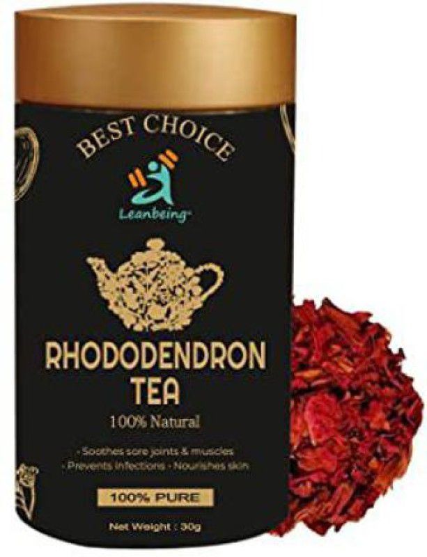 LEANBEING Rhododendron Flower tea 30g | Buransh Flower | Nourishes skin Tea Box  (30 g)