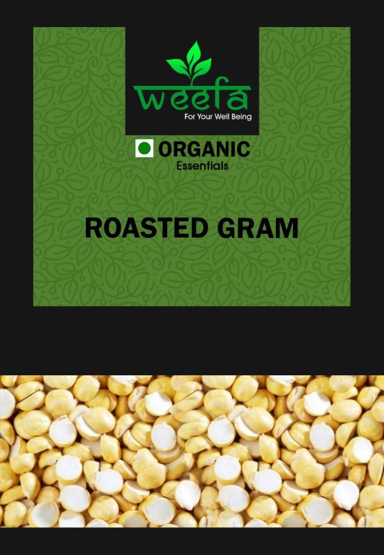 Weefa Organic Roasted Bengal Gram (Split)  (500 g)