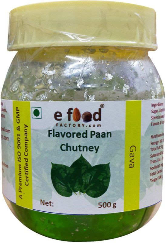 E Food Factory Gava Flavored Paan Chutney 500g In Pet Jar Chutney Paste  (500 g)