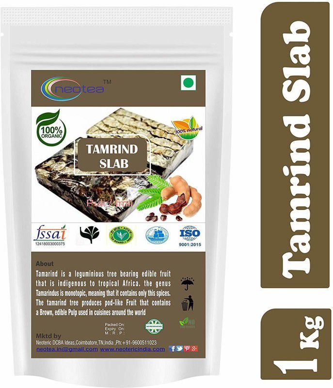 neotea Tamrind Slab | Puli | Imli (Tamarindus Indica) 1 Kg  (1 kg)