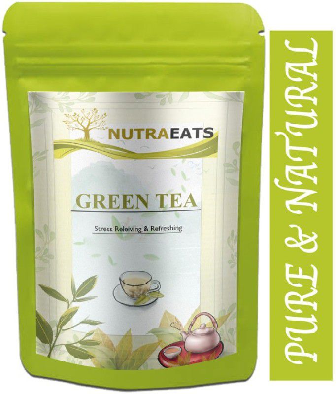 NutraEats Green Tea for Weight Loss | 100% Natural Green Loose Leaf Tea | Pure Green Tea with No Additives Unflavoured Green Tea Pouch Pro (T1065) Green Tea Pouch  (600 g)