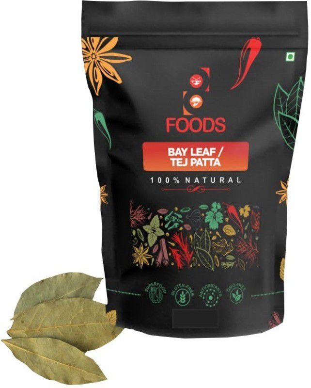 The8Foods 100% Natural Bay Leaf/Tej Patta 100gm  (100 g)