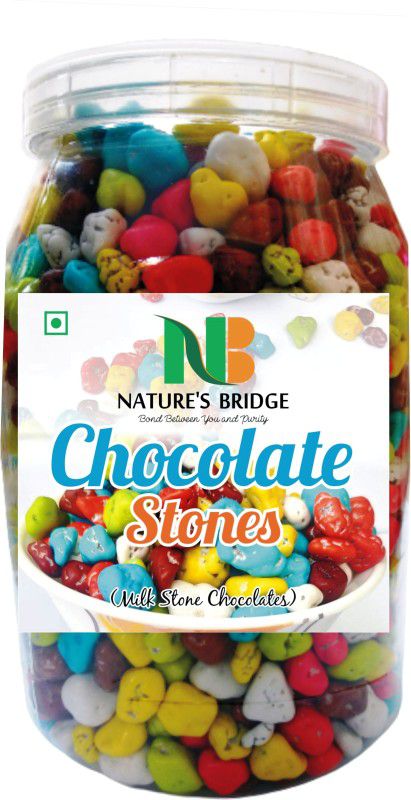 Nature's Bridge Stone Chocolate Munchies Jar Pack 900 Gm / Rock Shaped Chocolate Gem s / Stone Candy 900 Gm Truffles  (900 g)