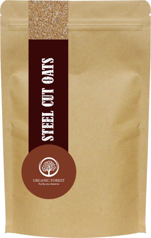 organic forest Steel Cut Oats , Breakfast Cereal, Gluten Free , For Weight Loss Pouch  (1800 g)