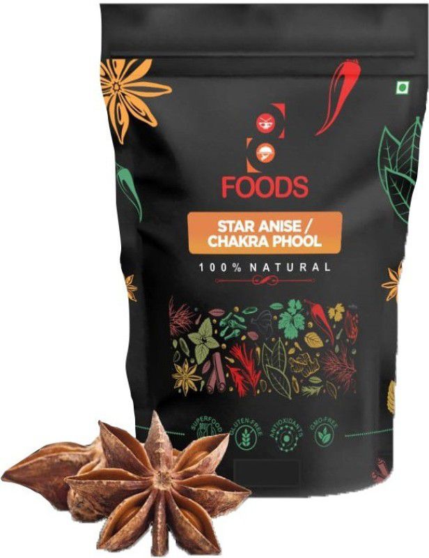 The8Foods 100% Natural Star Anise/Chakra Phool 500gm  (500 g)