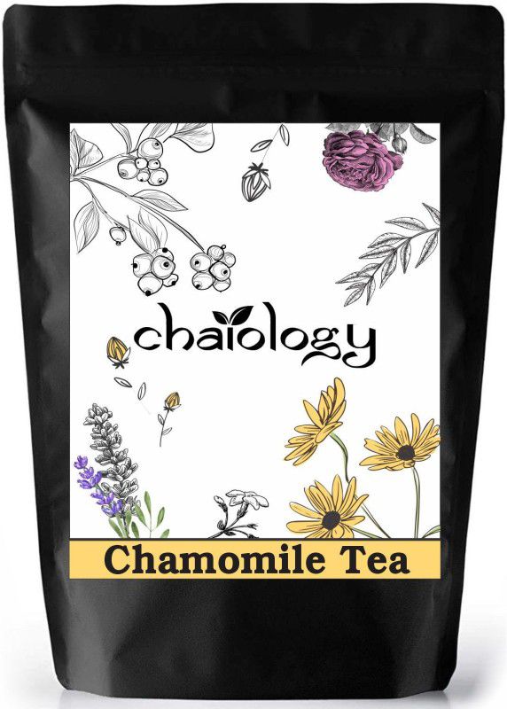Chaiology Only Chamomile Tea, Loose Flower (Caffeine Free) - 142 Cups (0.7gm/Cup) - 100gms - for Calming, Stress Relief, Anxiety & Good Sleep Chamomile Tea Pouch  (100 g)