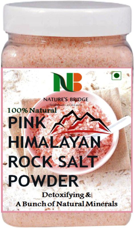 Nature's Bridge Himalayan Pink Rock Salt Powder 500 Gm Jar Pack / Pink Rock Salt / Rock Salt - 500 gm jar Himalayan Pink Salt  (500 g)