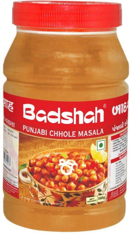 BADSHAH Punjabi Chhole Masala | Blended Spice| Healthy Delicious & Flavourful Cooking  (500 g)