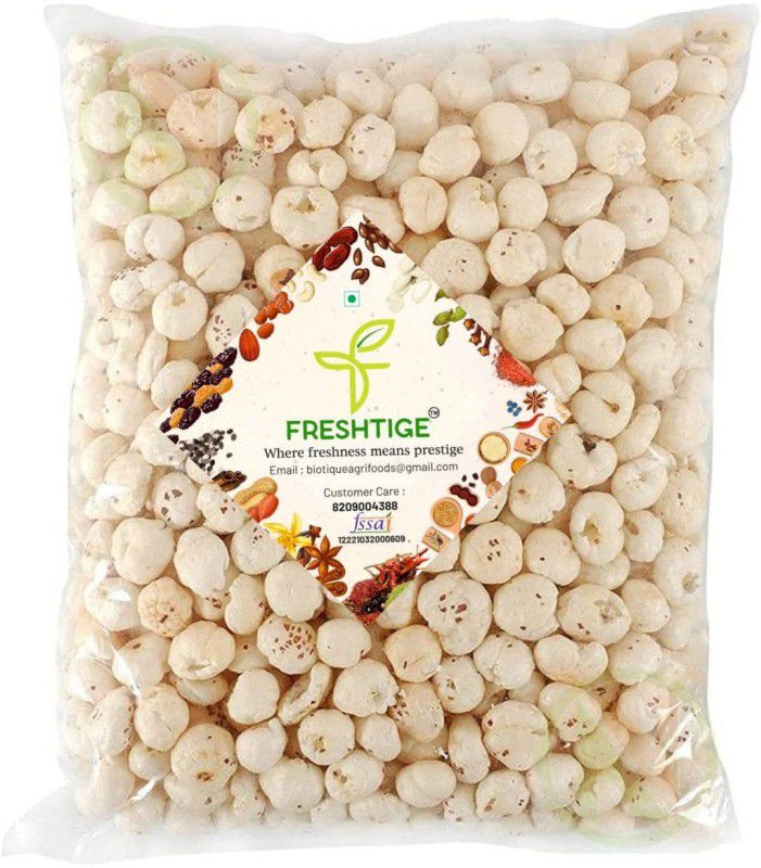 Freshtige Organic Phool Makhana|Handpicked Lotus Seeds/ Fox Nuts Big Size Fox Nuts Popcorn  (250 g)