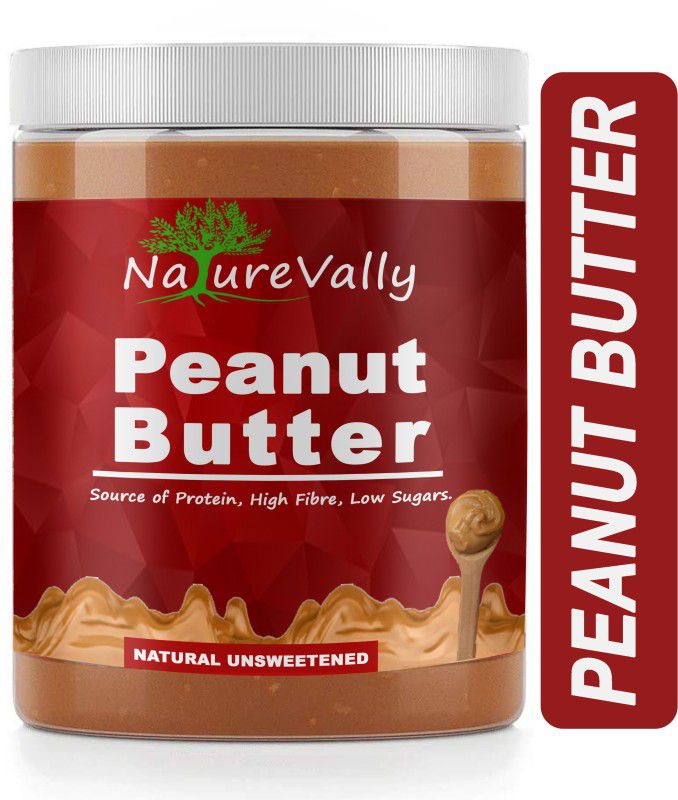 NatureVally Natural Unsweetened Peanut Butter 850g Pack Of 2 | Rich in Protein Pro 850 g  (Pack of 2)