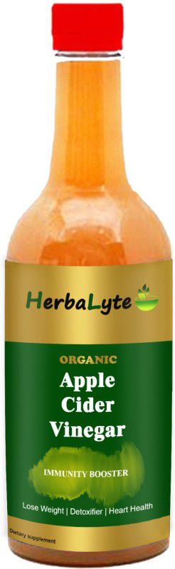 HERBALYTE Apple Cider Vinegar for Weight Loss with Mother (S21) Premium Vinegar  (500 ml)