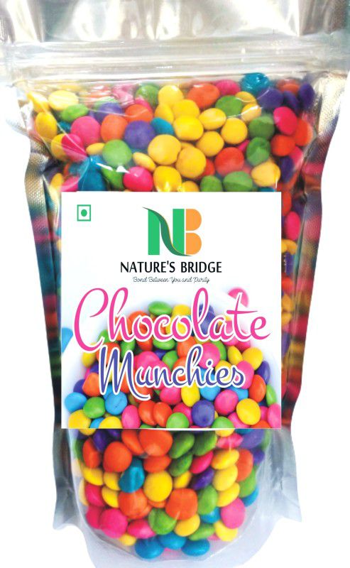 Nature's Bridge Gems Munchies, Chocolate Munchies, Gem s Chocolate, Chocolate Buttons - 400 Gm Truffles  (400 g)