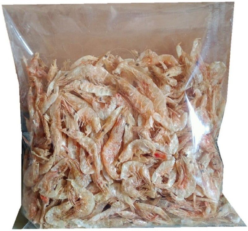 Akmal Dry Shrimps Large pack of 500 Grams upto 95% Clean 500 g  (Pack of 1)