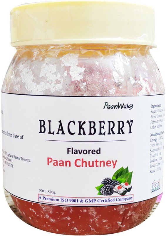 Paanwalaz Blackberry Flavored Paan Chutney 500g Chutney Paste  (500 g)