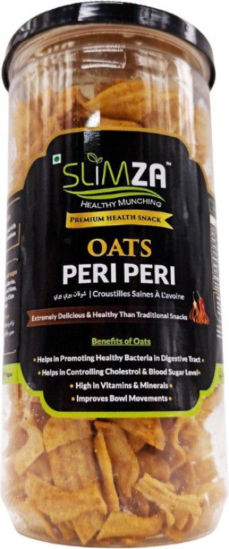 Slimza Healthy Premium Quality Oats Peri Peri |No Preservative|GlutenFree Chips  (150 g)